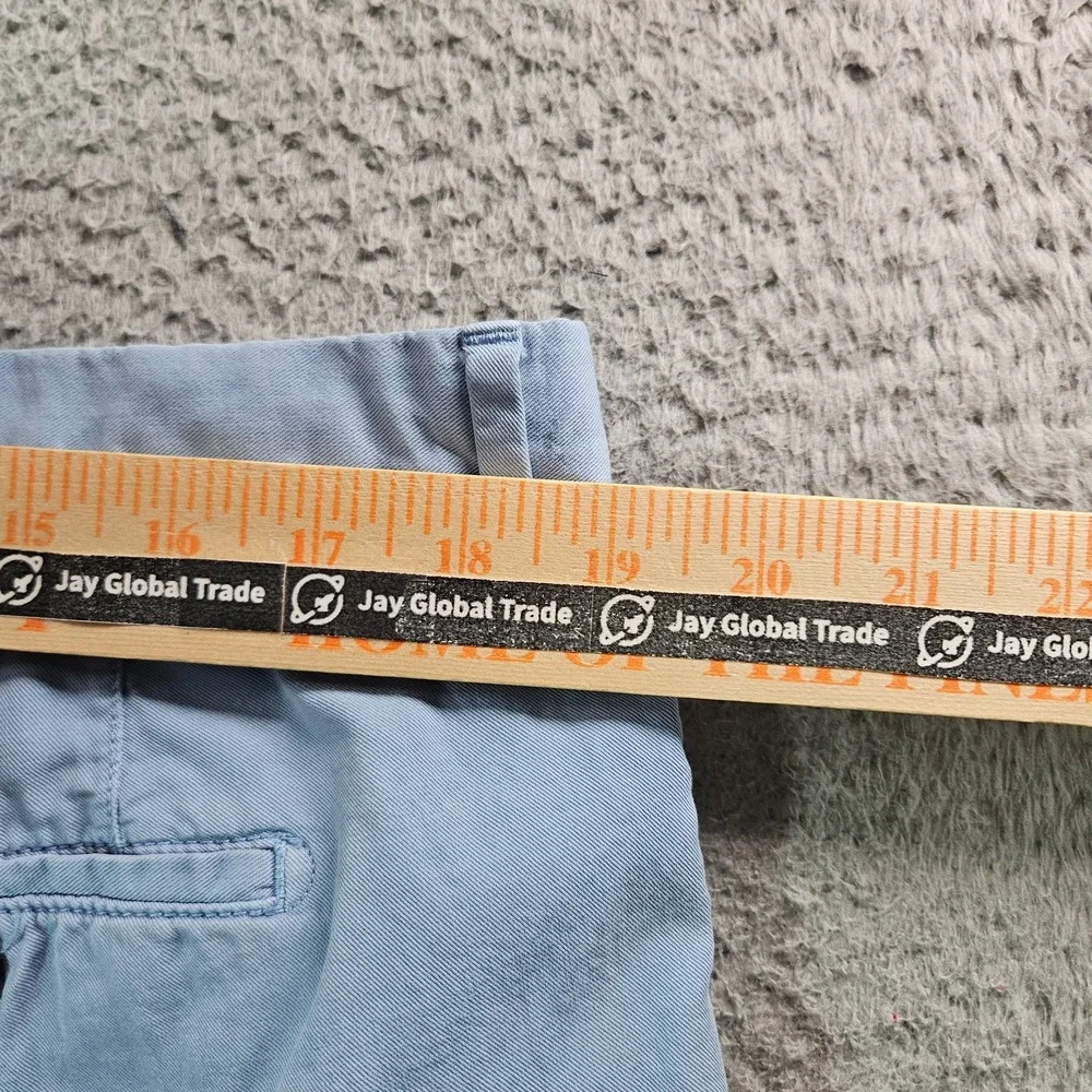 Peter Millar Shorts‎ Men 38 x8.5 Flat Front Light Blue